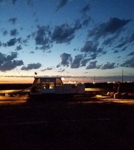 Fusion Welding Equipment in Sunset